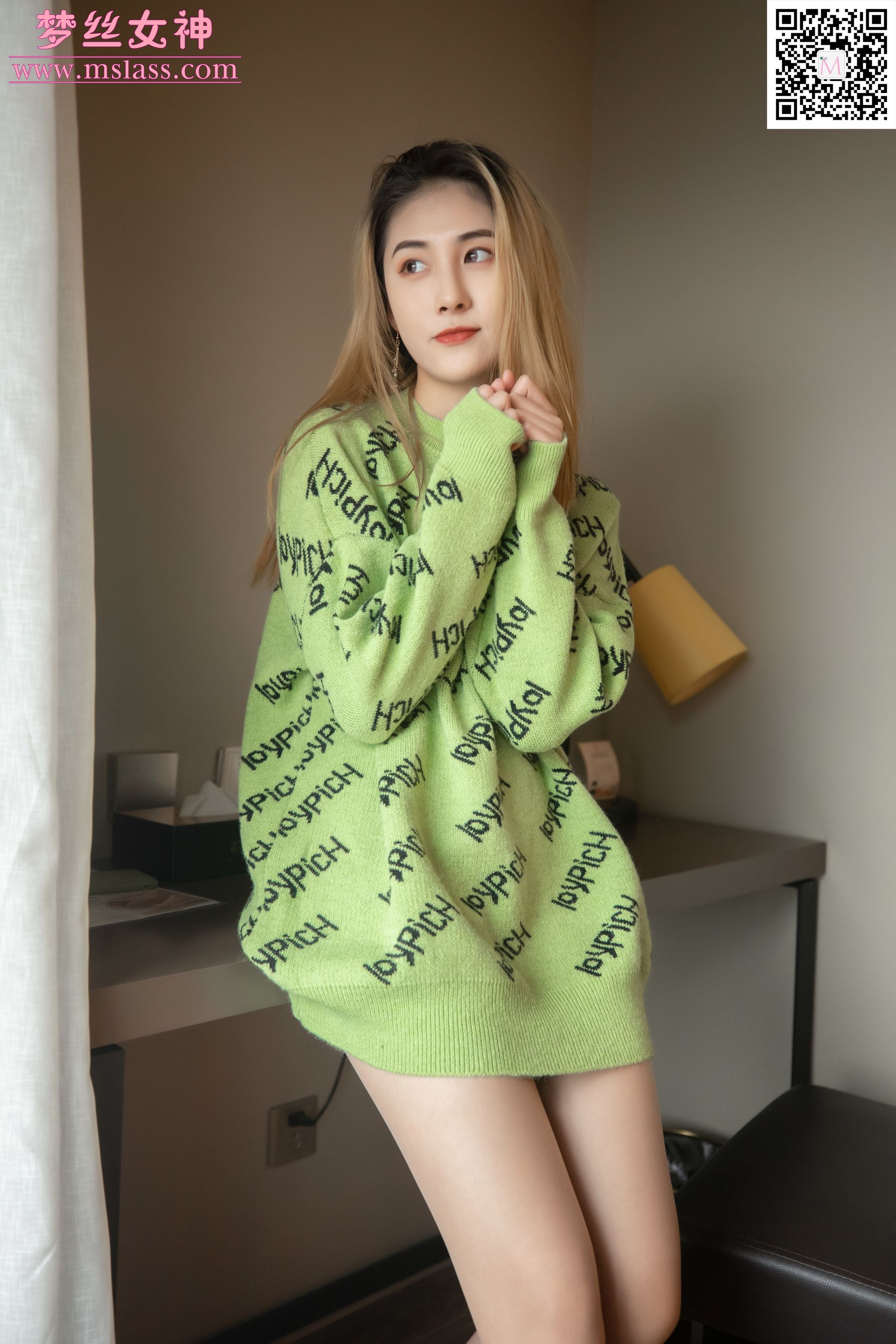 [梦丝女神MSLASS]  小允儿 喜欢绿绿的衣服/64P