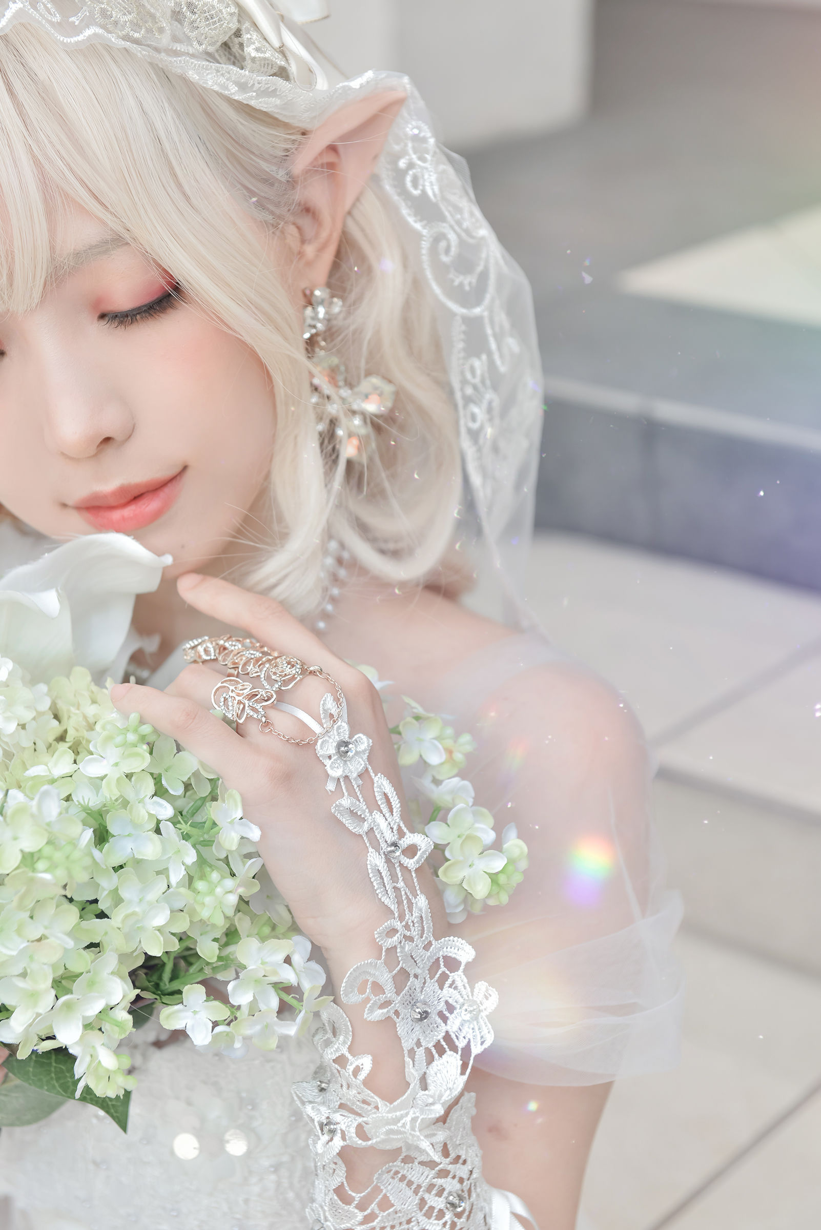 [福利COS] Ely_eee(ElyEE子) - Bride & Lingerie/65P