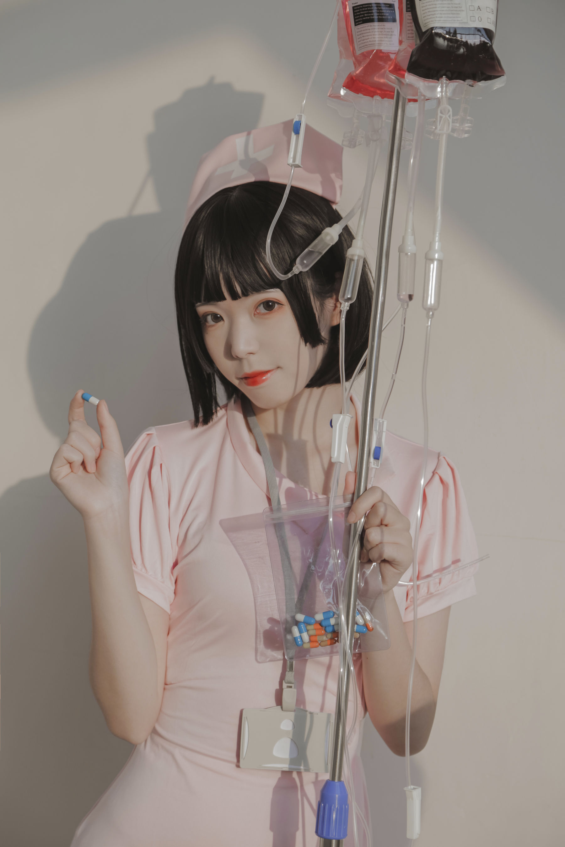 [福利COS] 可爱妹子Fushii_海堂 - 护士/40P