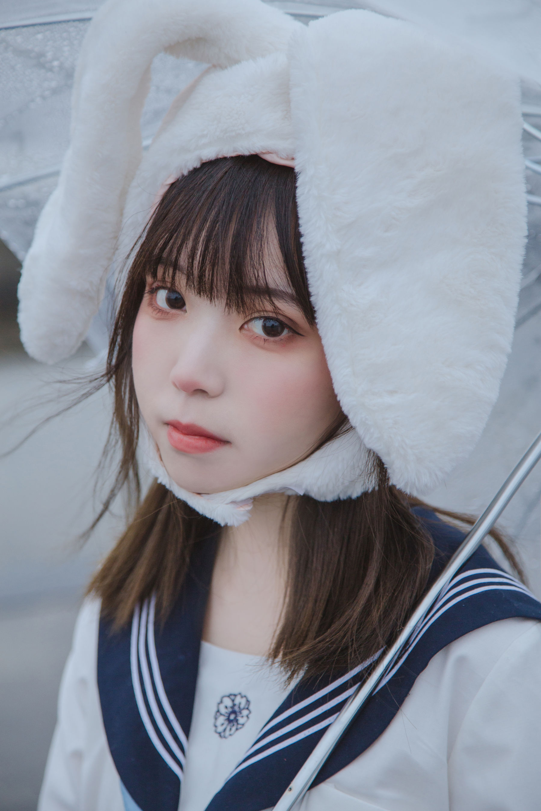 [福利COS] 可爱妹子Fushii_海堂 - 兔兔头/24P