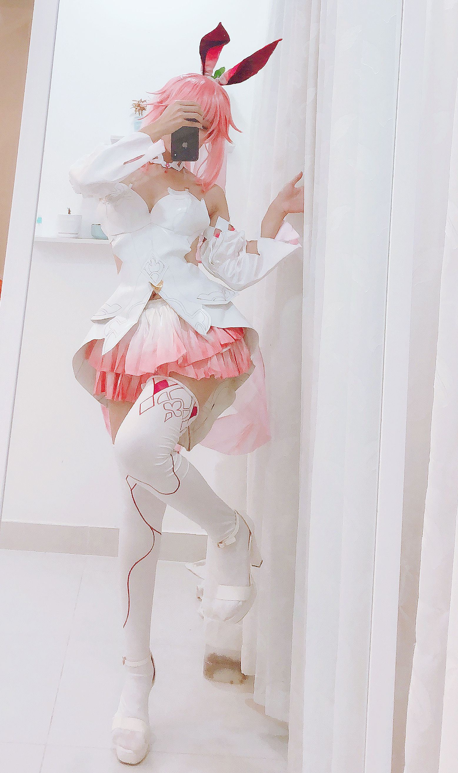 [福利COS] PingPing - Yae Sakura Wedding dress/13P