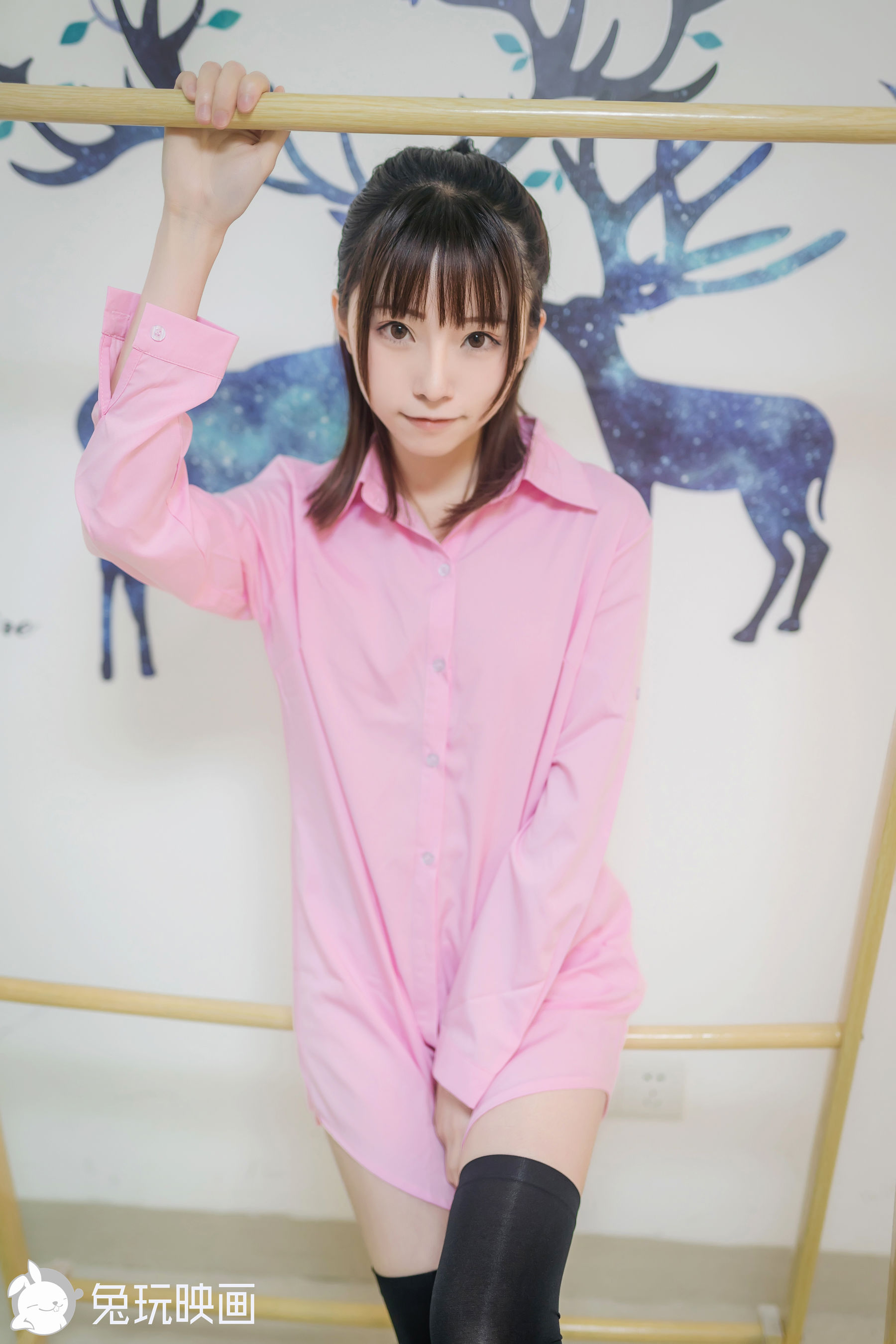[兔玩映画] - 精选推荐 Vol.049 粉色衬衫/38P