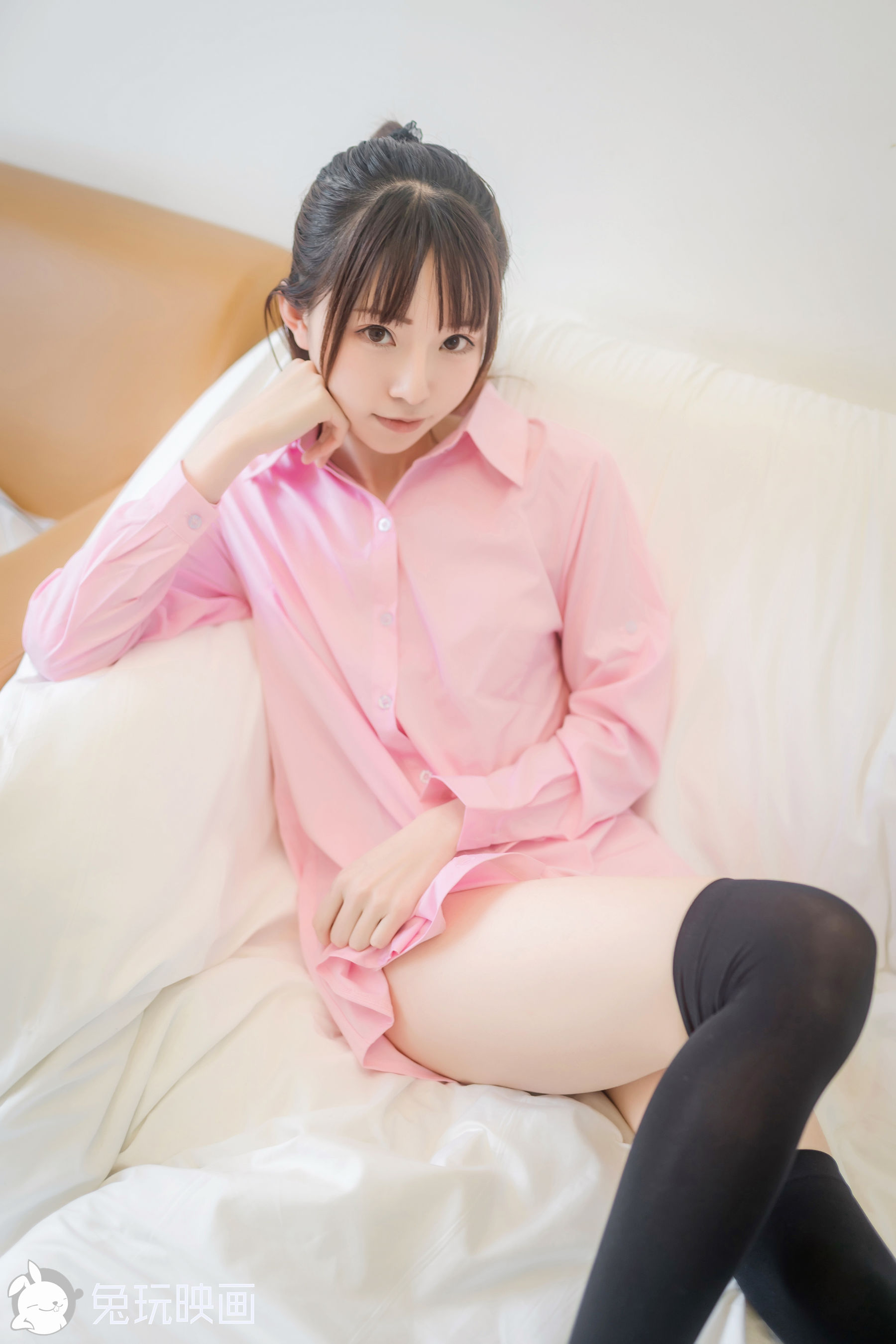 [兔玩映画] - 精选推荐 Vol.049 粉色衬衫/38P